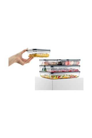 4 Adet Buzdolabı Ve Derin Dondurucu Saklama Kabı Seti, Fresh Box, Dolap Düzenleyici Ve Buz Dolabı Organizeri, Bpa İ Diğer
