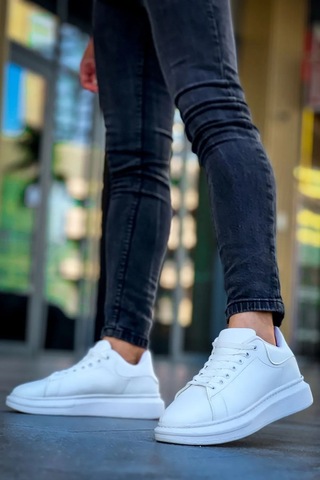 Luis A Costa Lc101 Beyaz Bağcıklı Erkek Ayakkabı Renkli