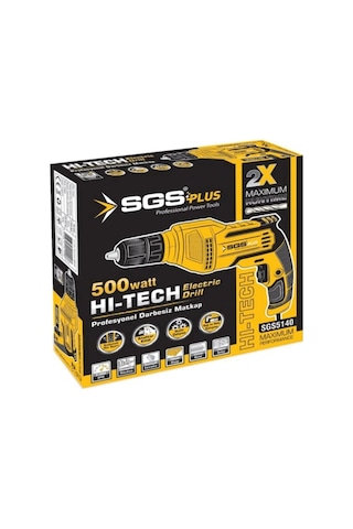 Sgs 5140 Profesyonel Darbesiz Elektrikli Matkap 500 Watt