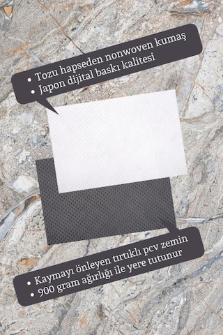 Dijital Baskı Kişiye Özel İç Kapı Dekorasyon Paspas Ps11233