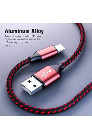 Prestigegoods Anmone 3a 18w Hızlı Şarj Tipi C Usb Kablosu Samsung Uyumlu Xiaomi Redmi İçin Huawei Tip C Cep Telefonu Şarj Kablosu