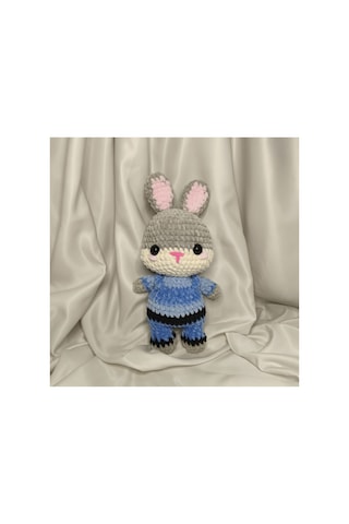 El Yapımı Nick Ve Judy Peluş Oyuncak / Zootopia Amigurumi Seti Çok Renkli