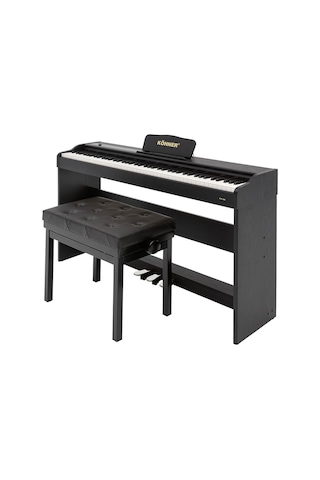Slp-225 Bk Dijital Konsol Piyano, Bluetooth, Tuş Hassasiyeti, 88 Tuşlu (KULAKLIK VE TABURE)