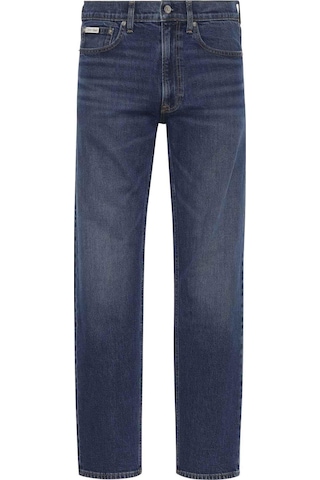 Calvin Klein Standart Straight Oil Slick Mavi Erkek Jean-11116 Mavi