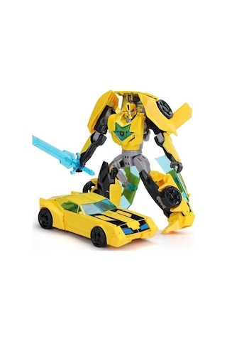 Oyuncak Transformers Robota Dönüşen Bumblebee Robot Araba Oyuncak