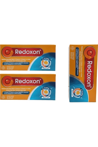 Redoxon 3'Lü Etki C Vitamini D Vitamini Çinko Efervesan 3 x 30 Tablet
