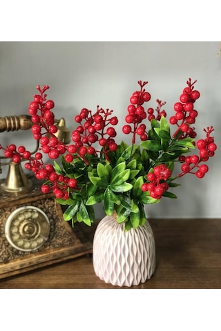 Yapay Çiçek Kokina 6 Kafalı Demet K50