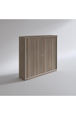 Kenzlife Gardırop Sürgülü Kapaklı Kapılı 200 Papatya Crd Gardolap Dolap