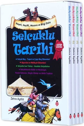 Selçuklu Tarihi Seti - 4 Kitap Takım - Zehra Aydüz - Uğurböceği