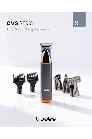 Cvs Truebo Serisi 9 İn 1 Tüm Vücut Tıraş Makinesi