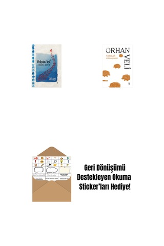 Orhan Veli - Resimli Şiirler Bez Ciltli + Yazılar Ve Konuşmalar + Okuma Sticker'ları