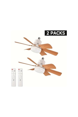 Fastbuy 3 Nesil Kare Bıçak Akıllı Fan Işık, Uzaktan Kumandalı, Çift Modlu Tavan Montajlı Aydınlatma