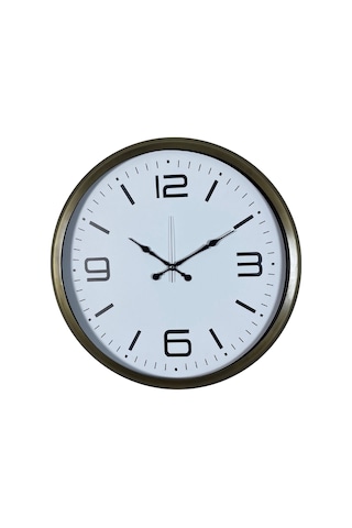 Eskitme Modern 52 Cm Metal Dekoratif Duvar Saati Çok Renkli