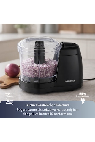 Kumtel HCH-02 500 Ml 3 in 1 Mini Doğrayıcı