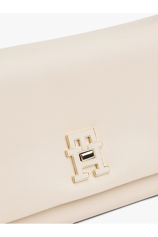 Tommy Hilfiger Kadın El Ve Çapraz Çanta Aw0aw17465acı Bej