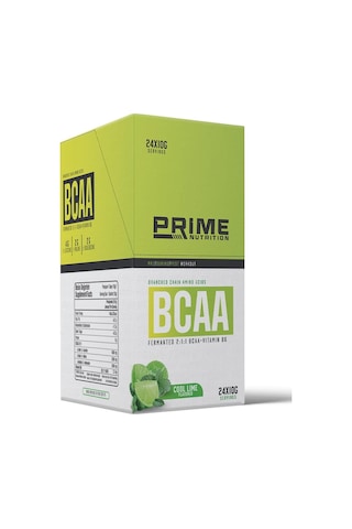 Prime Nutrition Bcaa 2:1:1 Cool Lime 24 Saşe X 10 Gram Tek Kullanımlık Paket
