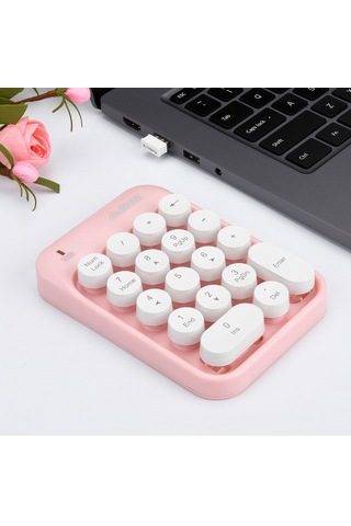 Ajazz 2.4g Kablosuz Sayısal Klavye Mini Numpad 18 Tuşlu Dijital Klavye Windows Xp Win7 8 10 İos Dizüstü Bilgisayar Masaüstü