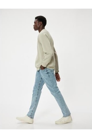 Koton Trousers-açık İndigo Açık İndigo