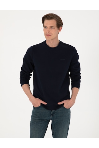 Pierre Cardin Erkek Lacivert Sweatshirt 50315021-vr033 Lacivert