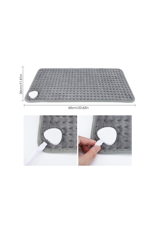 Gajeena Ev İçi Fizyoterapi Isıtıcı Pad 30x60cm - 10 Seviye Sıcaklık Kontrolü Ve 3 Modlu Zamanlayıcı, Avrupa Standartı 220v