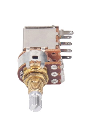 Hfambition Gitar/bas İçin 500k Ohm Lineer Konik Potansiyometre, Push-pull Anahtarlı Hacim Ve Ton Kontrolü