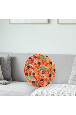 Suntek Yastık Süsleme Karikatür Kalın Kanepe Minderi Ev Pizza Pizza