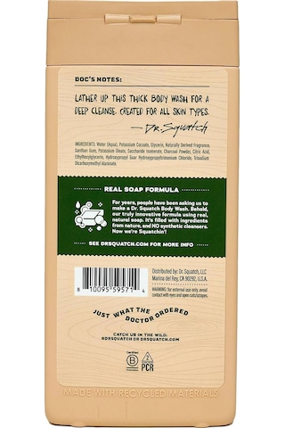 Dr. Squatch Men's Pine Tar Duş Jeli 414ml Çam - Deniz Rezenesi