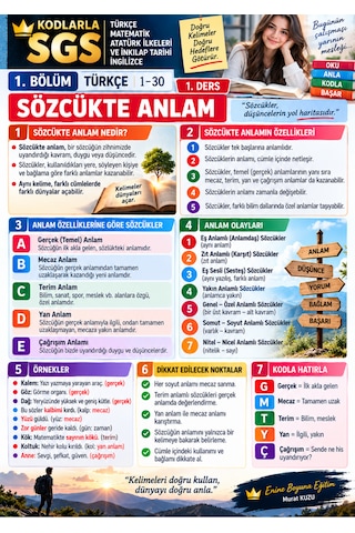 Kodlarla Sgs Genel Kültür Genel Yetenek 100 Derste Hazırlık Kitabı