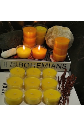 İv Candles Citronella Sineksavar Sarı Kapsul Mum
