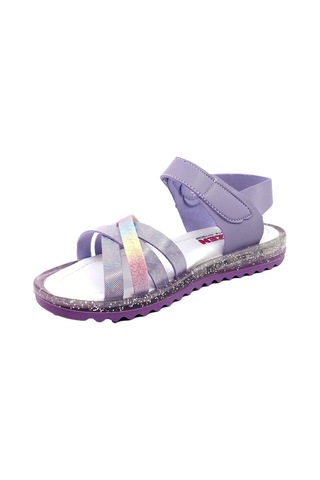 Arzen 3998 Simli Bantlı Kız Çocuk Sandalet Ayakkabı 001