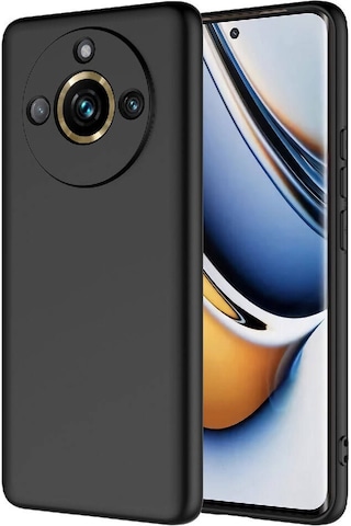 Nourthkiingdom Realme 11 Pro Plus Kılıf Nrtk Mara Lansman Kapak - Siyah Siyah