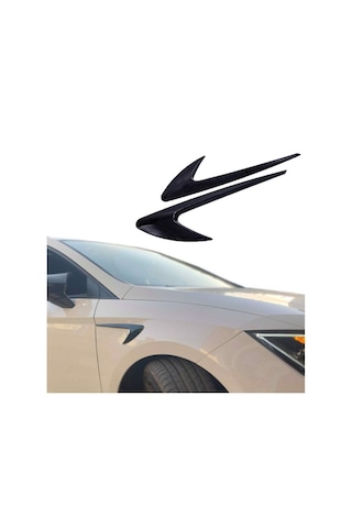 Universal Oto Çamurluk Venti Sağ Ve Sol Her Araca Uygun Nike Şeklinde Çamurluk Süsü