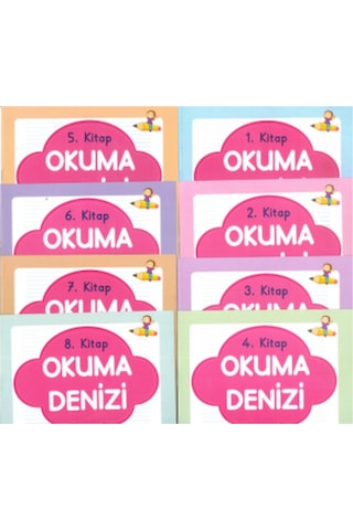 Mavi Deniz Yayınları 1.Sınıf Okuma Denizi (8 Kitap)