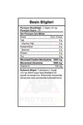 Bigjoy Sports Big2 Glutamine + Creatine 505gr Kompleks Aromasız