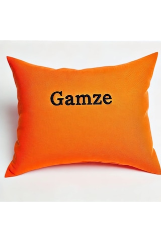 Br Perle Kişiye Özel Nakışlı Home Daily Series Mandalina Rengi Kırlent Yastık Kılıfı Turuncu Br Perle Kişiye Özel Nakışlı Home Daily Series Mandalina Rengi Kırlent Yastık Kılıfı Turuncu