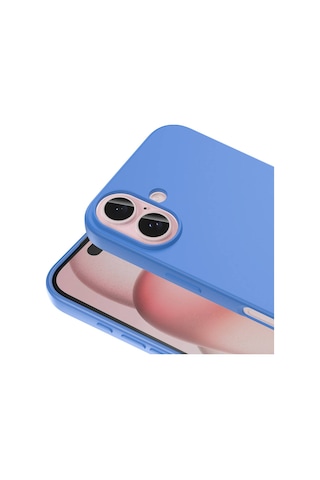 Apple Uyumlu iPhone 16 Kılıf Zore Lsr Lansman Kapak-mavi Mavi