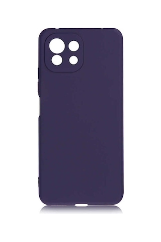 Xiaomi Mi 11 Lite Kılıf Zore Premier Silikon Kapak Lacivert