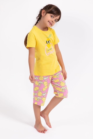 Arnetta Lemon Girl Sarı Kız Çocuk Kapri Takım 5274-28979 Sarı