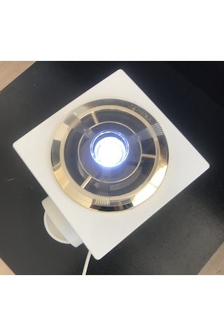 Airluks 250 Radyal Lıghtfan 125 M3 Sessiz Işıklı Banyo Fanı