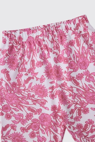 Panço Kız Çocuk Desenli Pembe Tayt