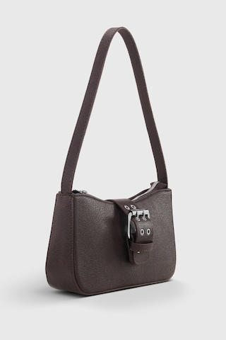 Housebags Kadın Kahverengi Vintage Görünüm Tokalı Omuz Çantası 268 Kahverengi