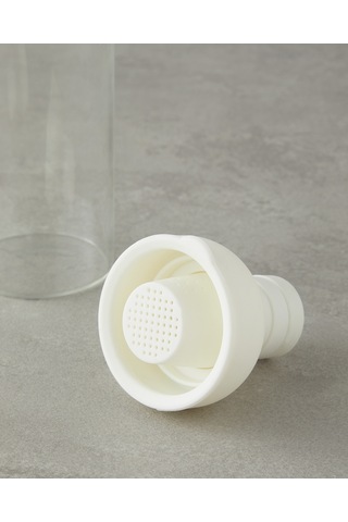 Boty Borosilikat Detoks Şişe 450 Ml Beyaz
