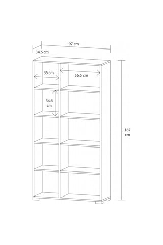 Diğer Dosya Dolabı Beyaz 97 Cm 600-00-174