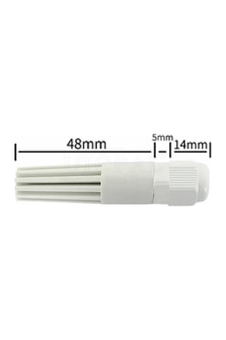 Plastik Sensör Kutusu Pvc68 Ds18b20 Lm35 Ntc Sht11 Htu21 Sht20 Sht21 Sht15 Sht75 Sht30 Aht10 Bme280