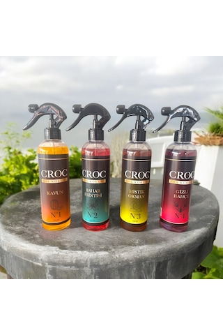 Croc Oda Kokusu 4 X 400ml Multi Set Oda Spreyi Ortam Kokusu Çiçek