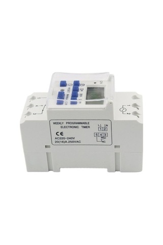 Fastbuy Thc15a Mikrobilgisayar Zamanlayıcı, Şeffaf Ve Kullanışlı Zaman Yönetimi Anahtarı