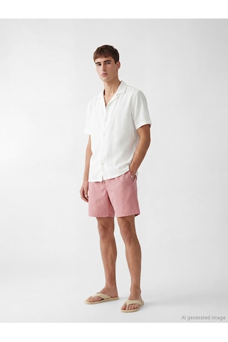 Lcw Swımwear Pembe Kısa Boy Erkek Deniz Şortu