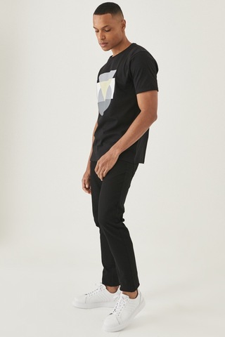 AC&Co / Altınyıldız Classics Erkek Siyah Comfort Fit Rahat Kesim Denim Jean Kot Pantolon 4A0122200016SYH38 Çok Renkli