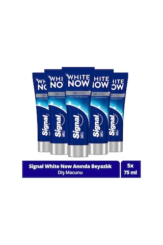 Signal White Now Original Diş Macunu 5 x 75 ML