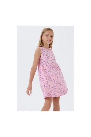 Rolypoly Kız Çocuk Pembe Elbise Rp3229-c-v4